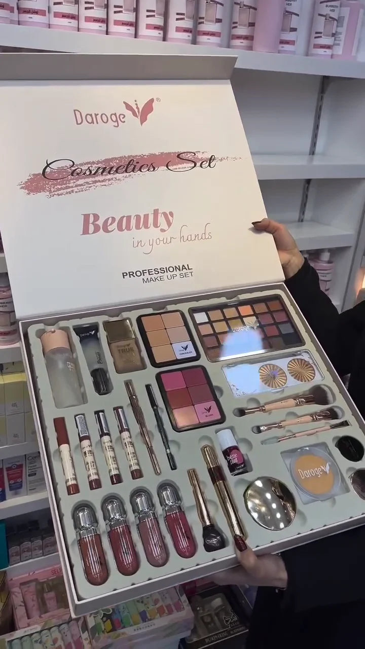 All-Rounder Beauty Set with Complete Face, Eye, and Lip Cosmetics for Effortless Everyday Beauty (Copy)