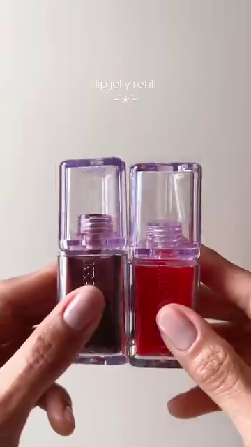 Lip Jelly Refill – Hydrating Lip Gloss in Vibrant Red and Berry Shades for a Smooth and Glossy Finish
