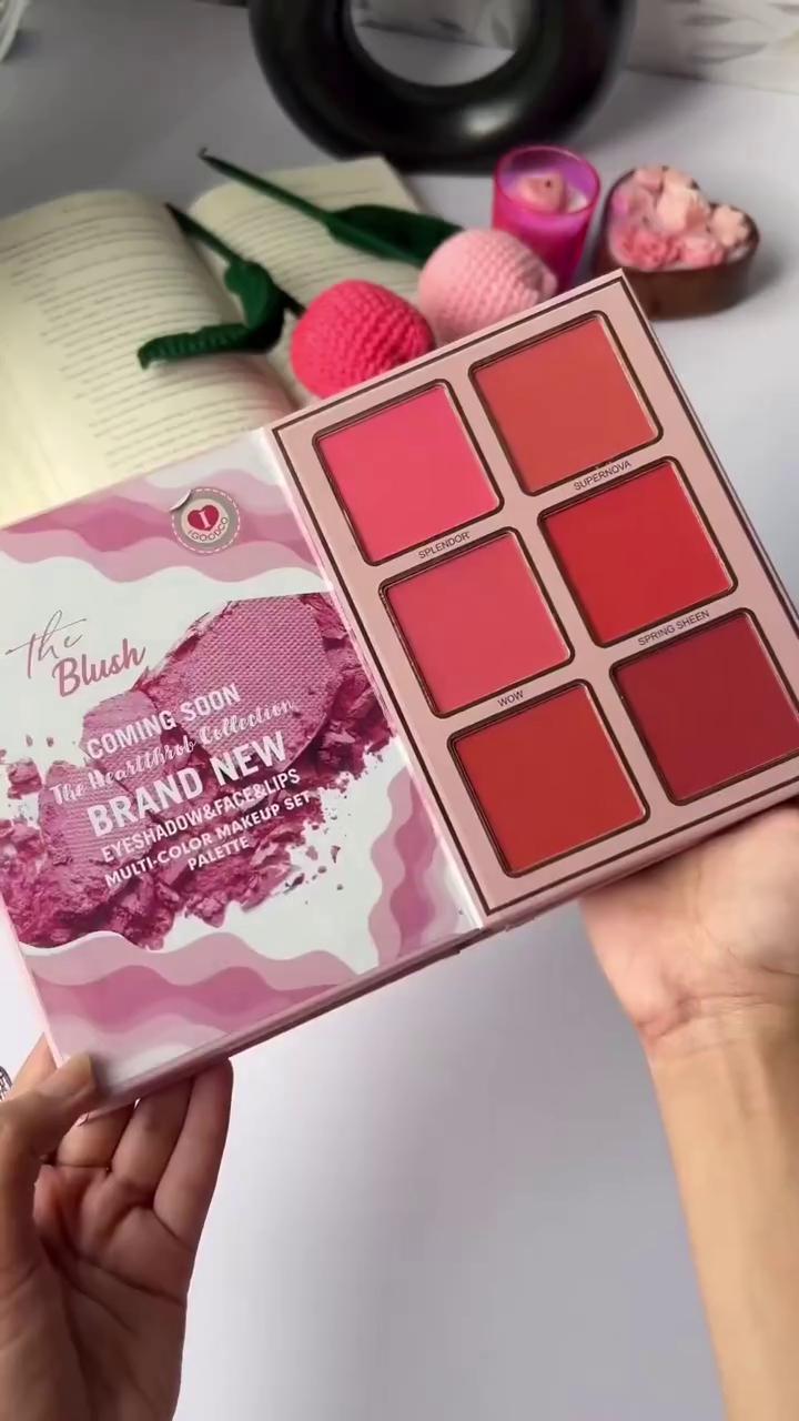 30-Color Warm & Bold Eyeshadow Palette – Matte, Shimmer & Metallic Shades | Neutral, Red, Green & Smokey Eye Makeup Kit