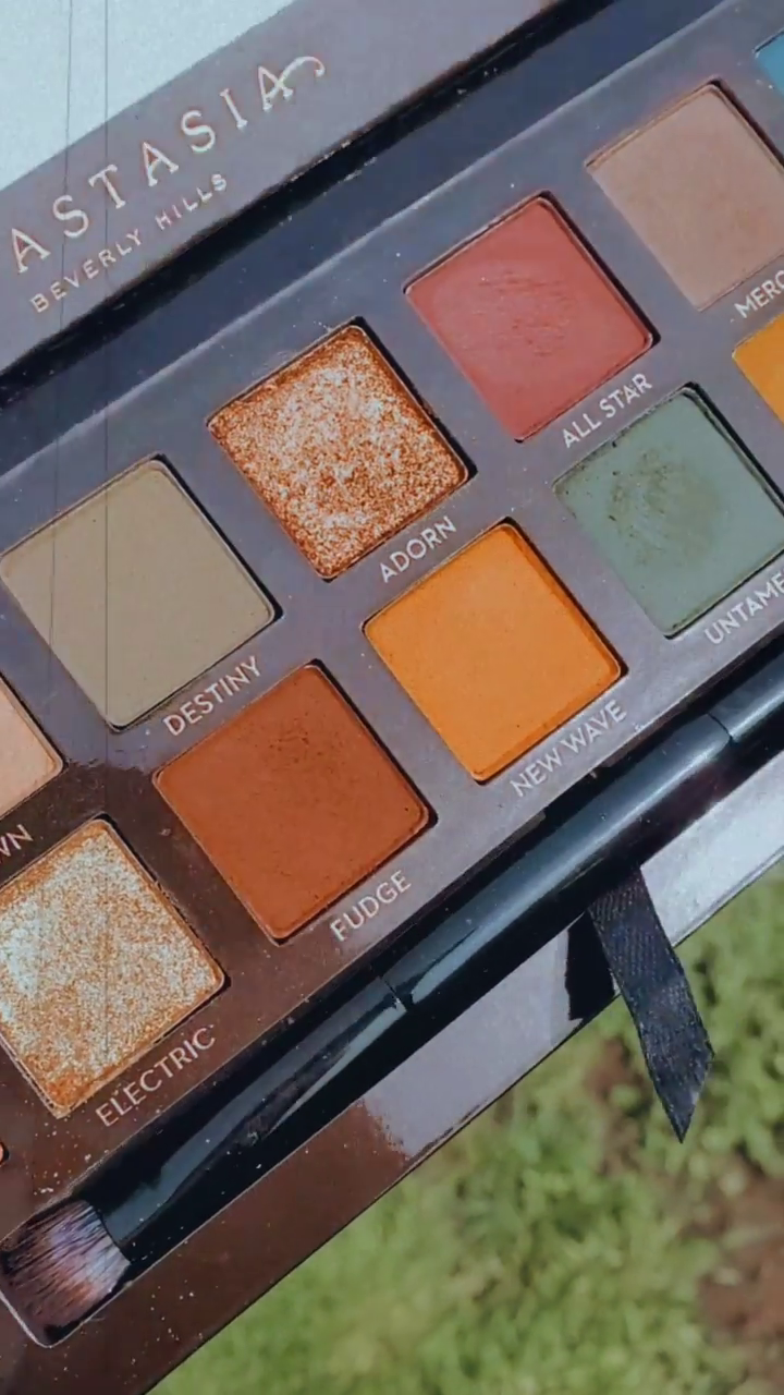 14-Color Professional Eyeshadow Palette with Warm Neutral Orange Gold Green Blue Matte and Metallic Shimmer Shades for Creative Bold Glam Natural Everyday and Dramatic Eye Makeup Looks