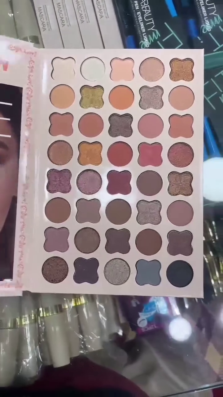 Ultimate 40-Color Eyeshadow and Highlighter Palette with Shimmer, Matte, and Glitter Shades for Bold and Stunning Makeup Looks