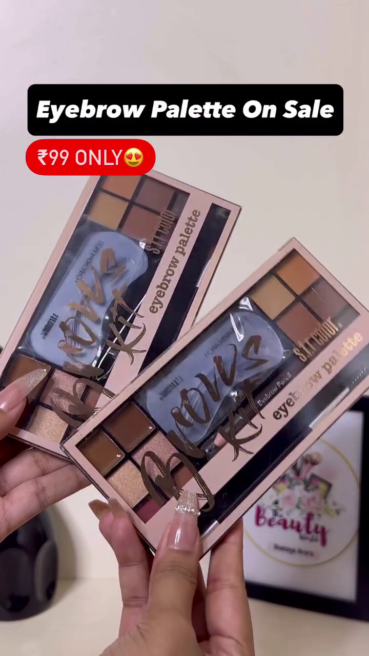 Complete Eyebrow Styling Palette with Multiple Shades, Stencils, Dual-Ended Brush, and Eyebrow Pencil – Perfect for Defining, Shaping, and Filling Brows for a Professional Finish