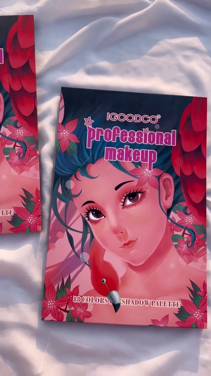 ChatGPT said: This is a vibrant and colorful eyeshadow palette with a wide variety of shades, ranging from neutral tones to bright, bold colors, including glitters and matte finishes. Perfect for creating diverse eye looks!