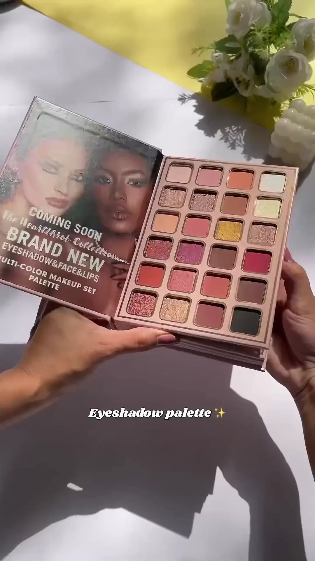 Affordable Makeup Book – Multi-Color Eyeshadow, Highlighter, and Blush Palette