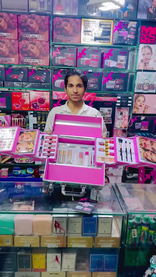 Ultimate All-in-One Professional Makeup Kit – Deluxe Glam Edition with Lipsticks, Foundations, Eyeshadows, Brushes & More
