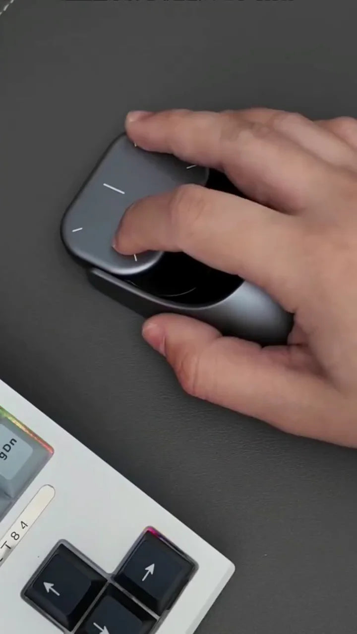 Wireless Touch Mouse – Rechargeable Ergonomic Portable Mouse with Multi-Touch Control and Precision Navigation for Laptop, PC, and Office Use