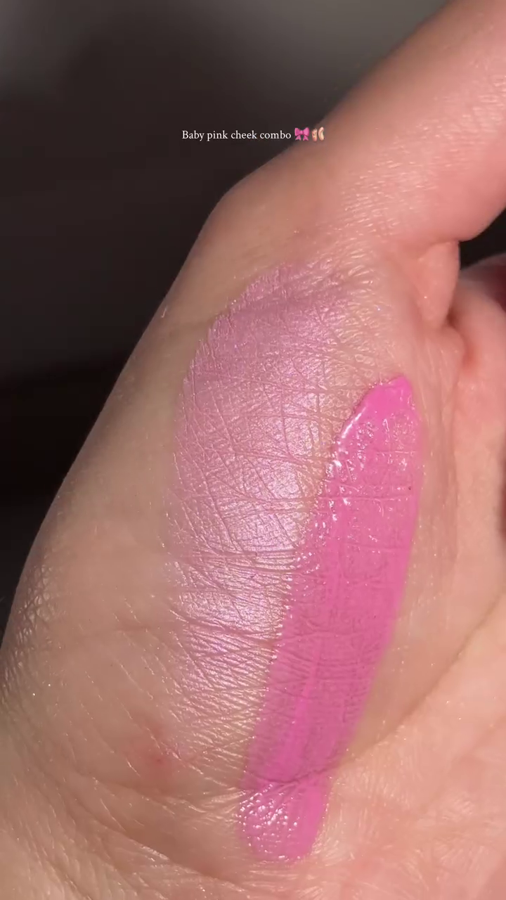 Saie Baby Pink Cheek Combo – Soft Pink Blush Stick and Powder for a Fresh, Rosy Glow