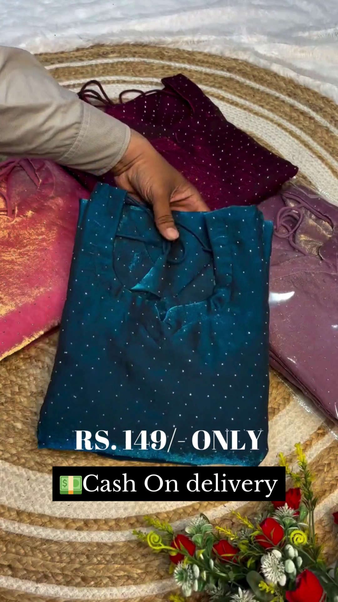 Set of 4 Stylish Printed Kurtis in Various Colors for Only Rs. 149 - Comfortable and Elegant Everyday Wear