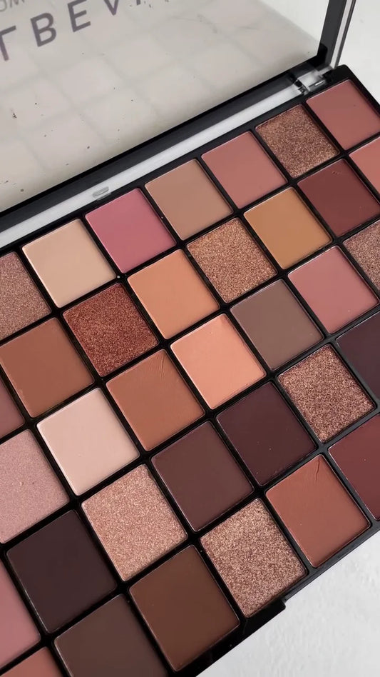 Versatile 35-Piece Matte and Shimmer Eyeshadow Palette – Perfect for Natural, Bold, and Glam Looks with Rich Pigmentation and Long-lasting Wear