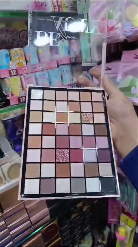 BE Professional 63-Color Eyeshadow Palette – Featuring a Stunning Mix of Matte, Shimmer, and Glitter Shades in Warm Neutrals, Rosy Pinks, Bold Mauves, and Smoky Tones