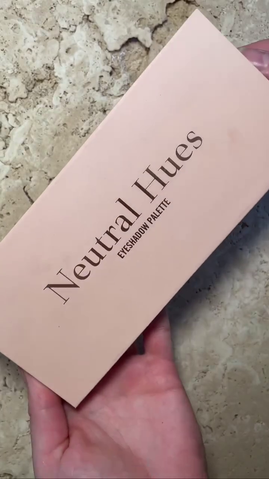 Warm Nude 9-Color Eyeshadow Palette with Shimmer and Matte Shades in Copper, Bronze, and Neutral Tones for Everyday Glam