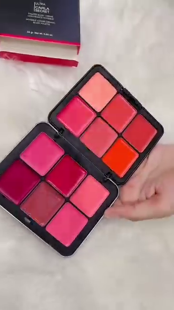 Ultra Secret Lipstick Palette with 8 Rich and Vibrant Shades for a Stunning Bold Lip Look, Long-lasting and Smooth Finish