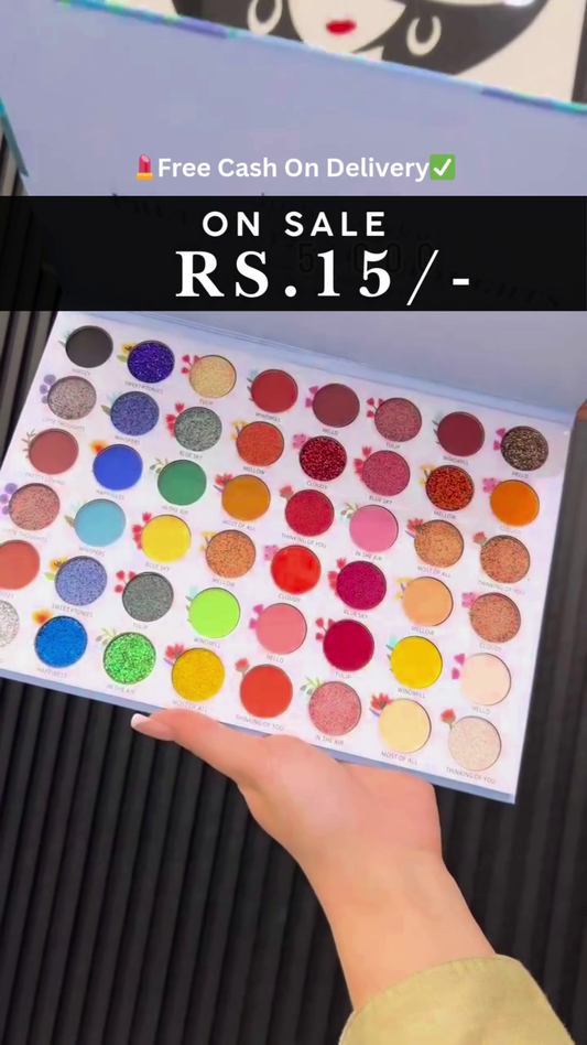Vibrant 36-Color Eyeshadow Palette with Glitters, Bold Shades, and Smooth Mattes for Stunning Eye Makeup Looks