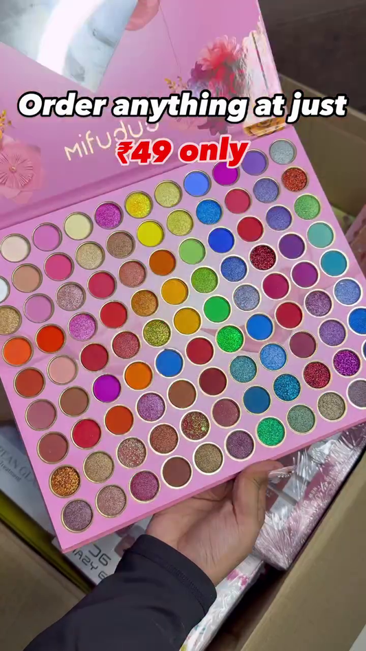 Ultimate Multi-Color Eyeshadow Palette – Vibrant Matte, Shimmer, and Glitter Shades for Endless Eye Makeup Looks