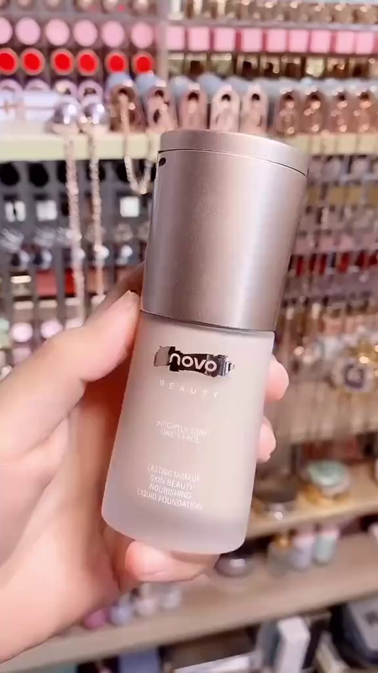Novo Beauty Lightweight Long-Lasting Liquid Foundation – Skin-Beautifying Formula for a Smooth, Nourished Finish | Perfect for All-Day Wear