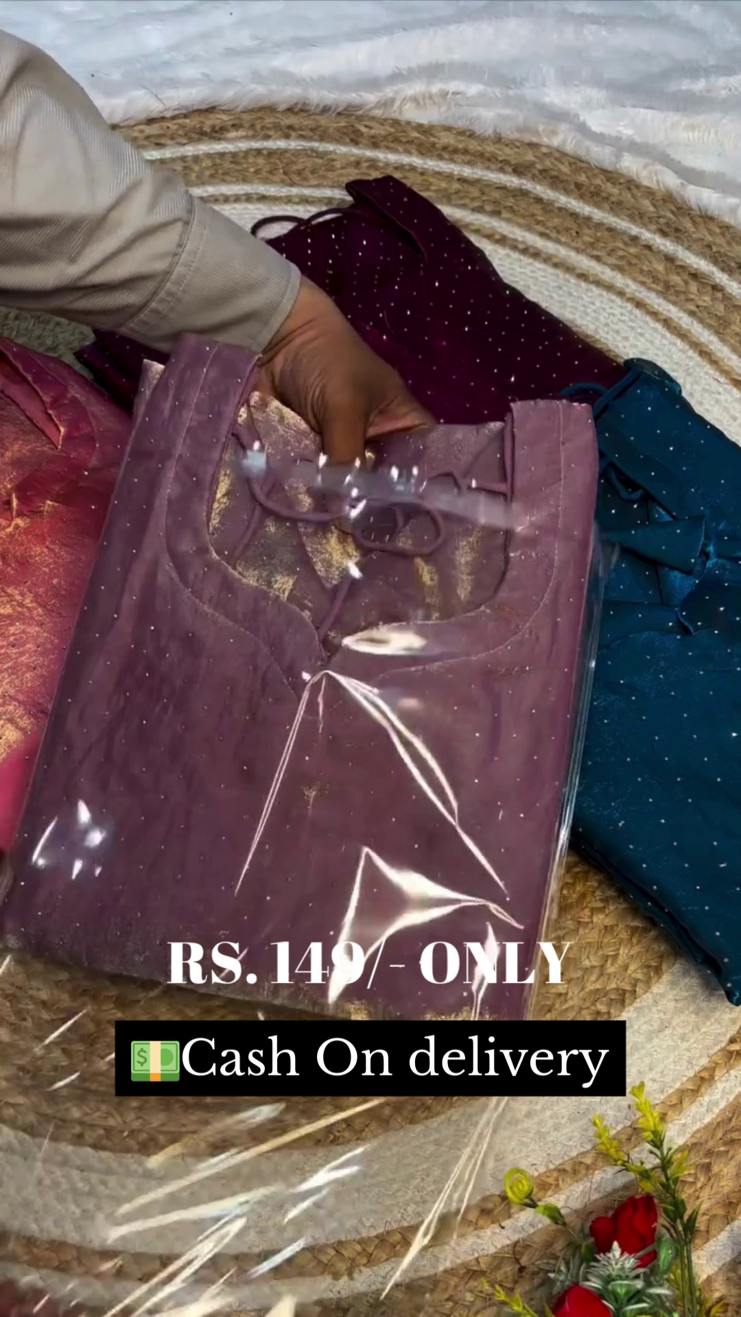 Set of 4 Stylish Printed Kurtis in Various Colors for Only Rs. 149 - Comfortable and Elegant Everyday Wear