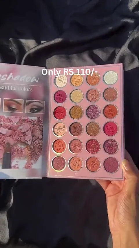 Professional Makeup Book Palette – All-in-One Face Kit with Highlighter, Contour, Eyebrow, and Setting Powder Shades for Flawless, Radiant, and Long-Lasting Beauty Looks