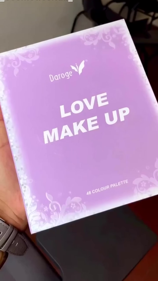 Comprehensive 36-Shade Makeup Palette with Bold Eyeshadows, Blush, Bronzer, and Highlighters – Featuring Vibrant Reds, Pinks, Neutrals, and Warm Contour Shades
