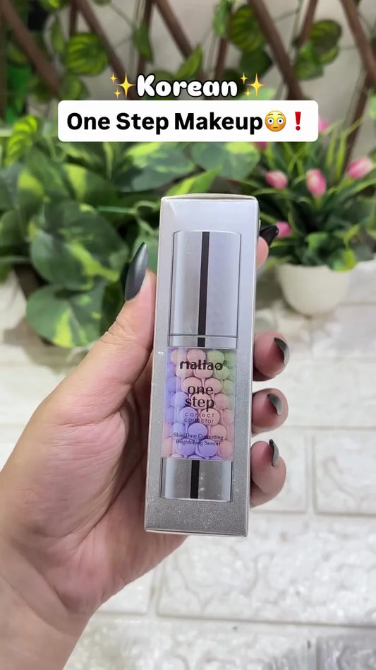 Korean One Step Makeup Skin Tone Correcting and Brightening Serum Color Corrector