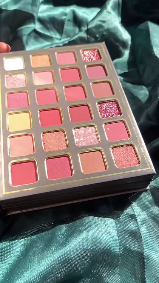 Luxury Multi-Palette Eyeshadow Set – Includes 6-Color High-Shine Glitter Palette & 25-Color Matte and Shimmer Palette – Highly Pigmented Professional Makeup Kit for Eye-Catching Glam and Creative Look