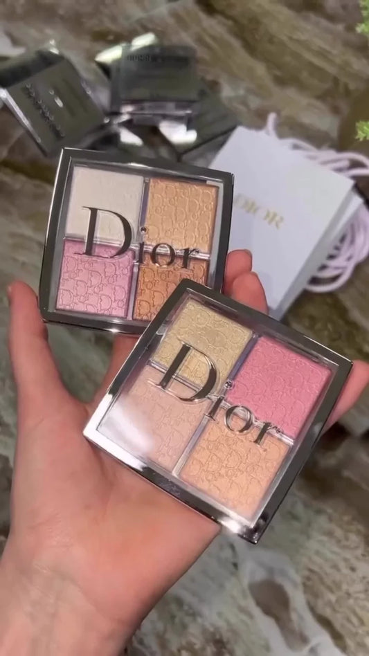 Luxury Radiance Face Palette – 4-in-1 Glow Highlighter & Blush Compact with Silky Luminous Finish