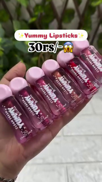 These cute, yummy-looking lipsticks are priced at only ₹30 each! Great for a budget-friendly makeup collection!