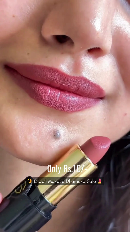 Matte Finish Nude Pink Lipstick – Long-Lasting, Smooth & Highly Pigmented Lip Color for Daily Wear & Special Occasions