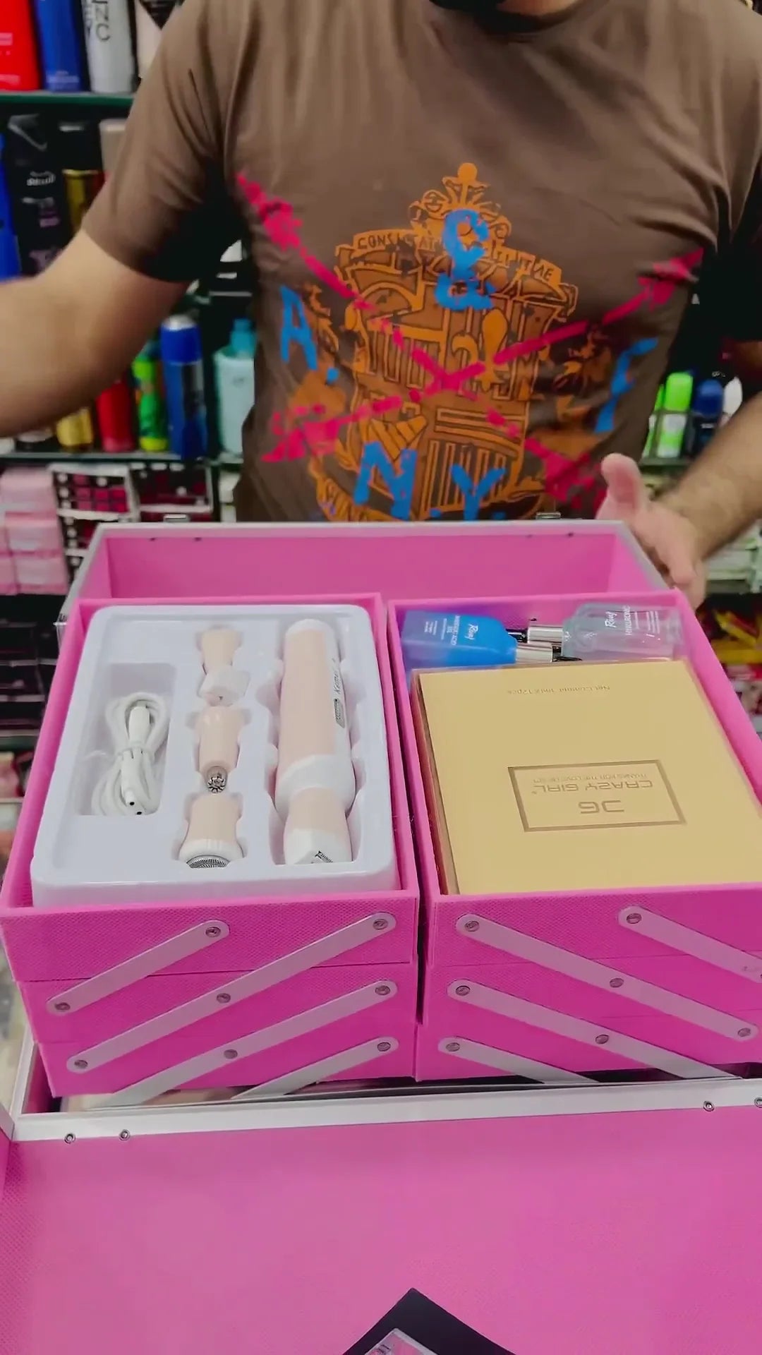 Premium Makeup Kit in Travel Case with Lipsticks Foundation Primer Compact Brushes and Complete Makeup Essentials for Professional and Personal Use