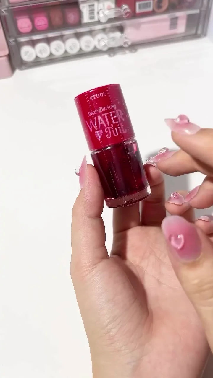 Etude Dear Darling Water Tint – Lightweight, Long-Lasting Lip & Cheek Tint with Fresh Fruity Color for a Natural, Juicy Look