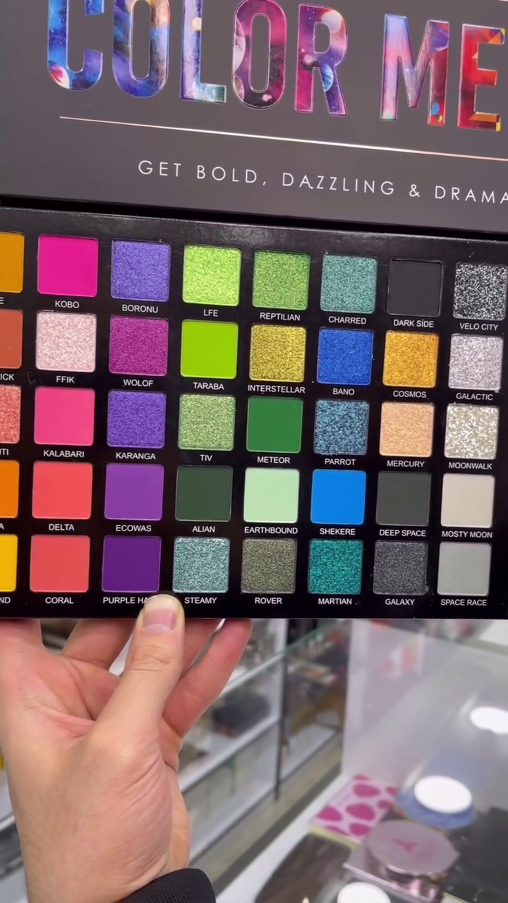 Daily Life Forever52 Professional Color Me Out Eyeshadow Palette – 48 Bold and Vibrant Shades with Matte, Shimmer, and Metallic Finishes, Perfect for Creative, Dazzling, and Dramatic Eye Makeup Looks