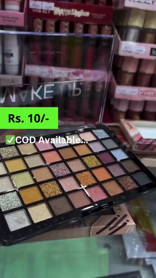 40 Color Professional Eyeshadow Palette – Matte, Shimmer & Glitter Shades for Long-Lasting Eye Makeup
